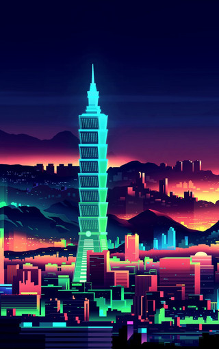 台湾101大厦经典壁纸图片