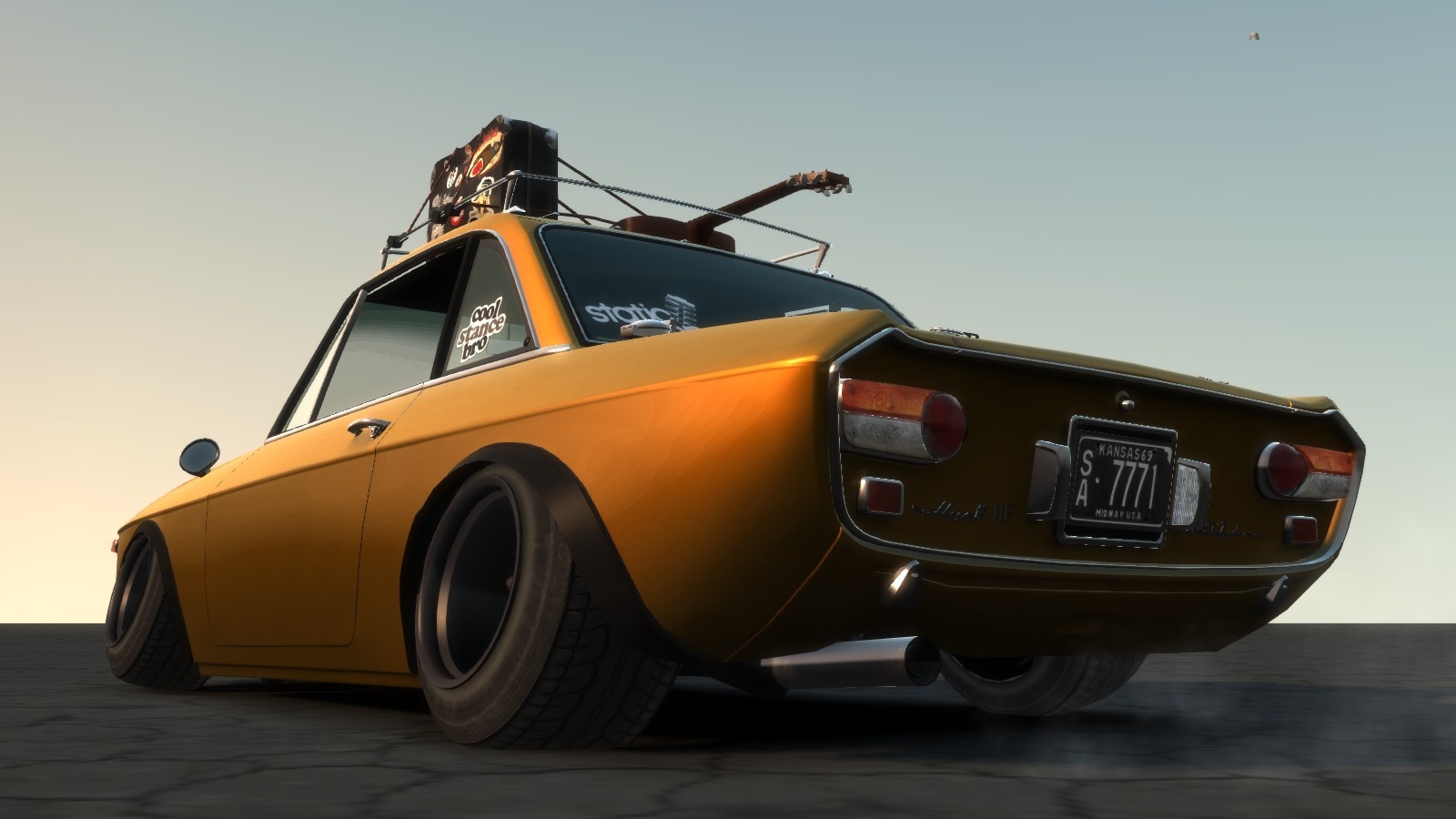 gta4蓝旗亚跑车mod