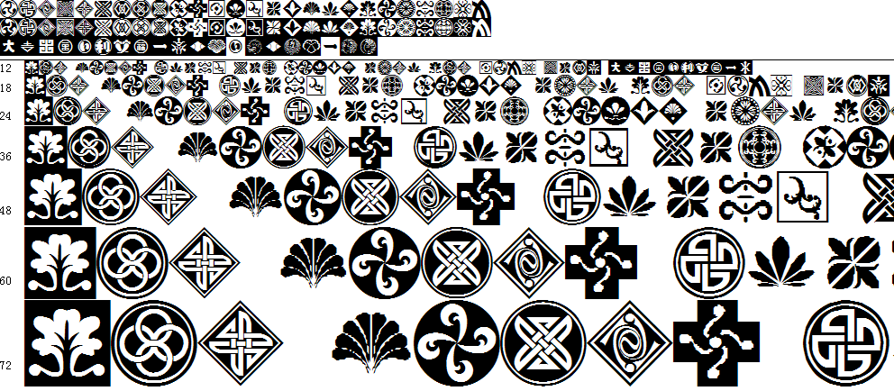 骨图案图形字体软件简介