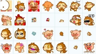 悠嘻猴QQ表情包