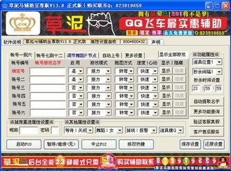 qq飞车草泥马辅助工具