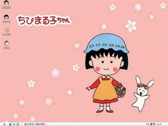 樱桃小丸子电脑桌面主题