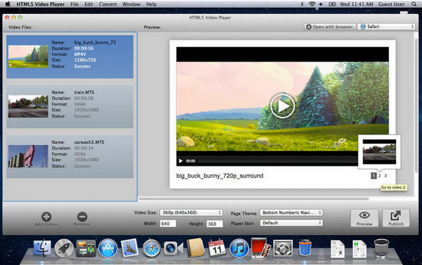 HTML5 Video Player for Mac 1.0