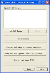 RAW图像转换器(RawImageConverter)