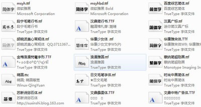 美工常用设计字体打包18款