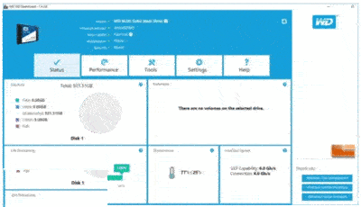 WD SSD Dashboard2.4.0