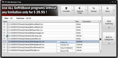 PC Win Booster Free10.4.5