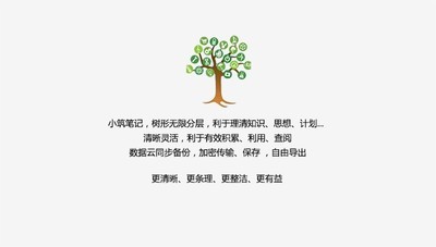 小筑树形笔记