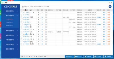 健康风险评估系统